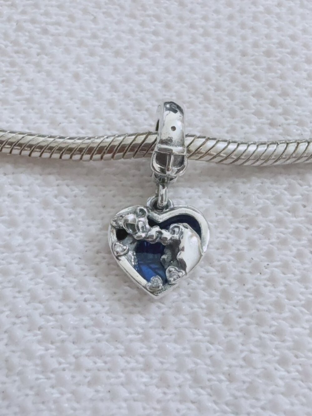 Lady and the Tramp Silver Charm For Pandora Bracelet
